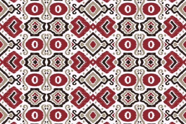 复古民族风几何图案面料印花服装印花设计