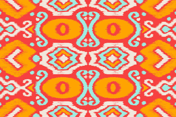 民族风面料印花图案,时尚服装印花设计