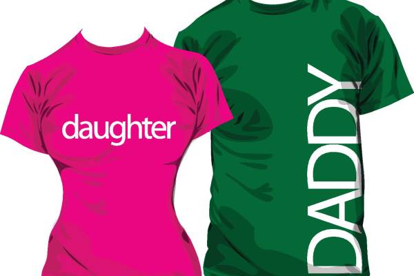 时尚家庭装裁片印花服装印花设计,展现亲情魅力