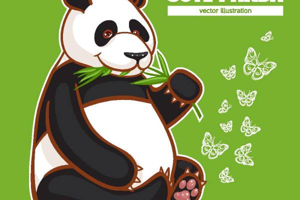 可爱熊猫裁片印花服装，时尚自然风格的完美选择