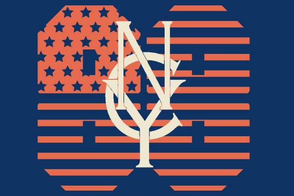 纽约城市布鲁克林裁片印花服装 经典美国风格印花