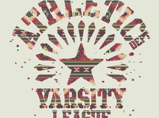 复古风格星形裁片印花服装印花设计