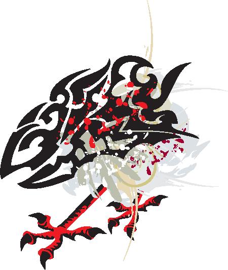 时尚潮流个性裁片印花服装印花设计