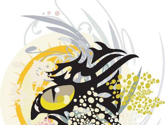 抽象艺术风格裁片印花服装，展现个性与时尚