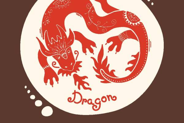 中国风龙形裁片印花服装，展现东方神秘魅力