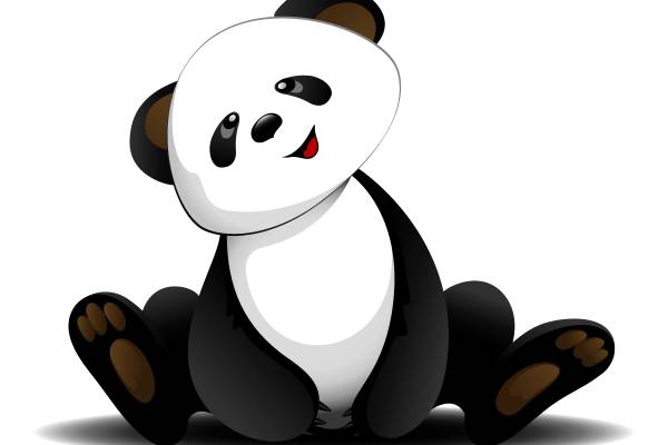 可爱熊猫裁片印花服装，打造时尚休闲风格