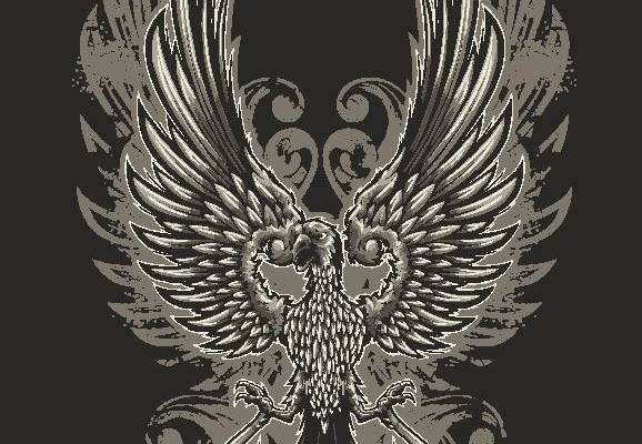 时尚凤凰图案裁片印花服装，展现个性魅力的服装印花设计