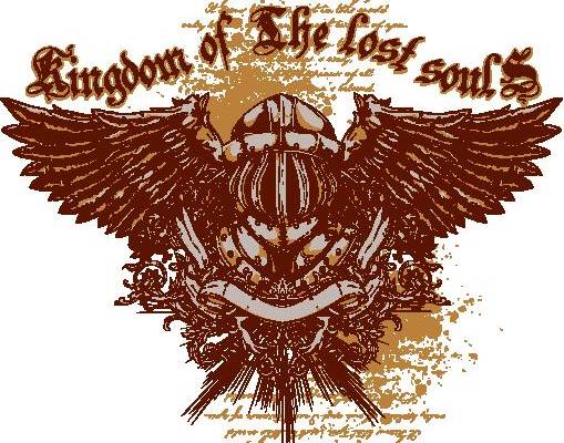 复古风格裁片印花服装：失落灵魂王国的翅膀与骷髅