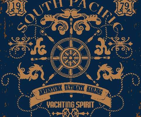 复古航海风裁片印花服装 展现南太平洋冒险精神