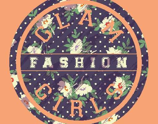 时尚女孩专属的裁片印花服装印花设计