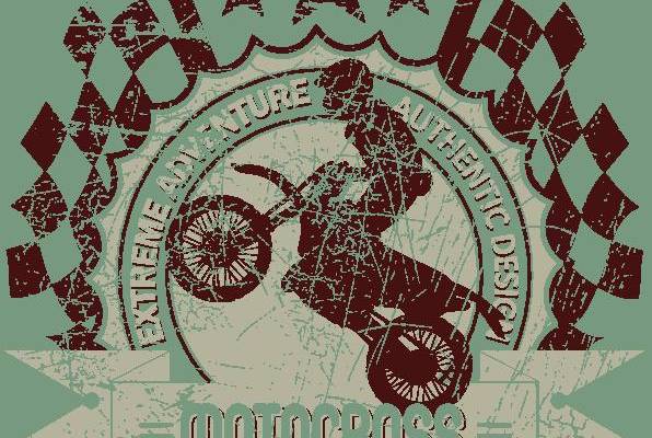 复古风格裁片印花服装:Motocross Outlaw 系列