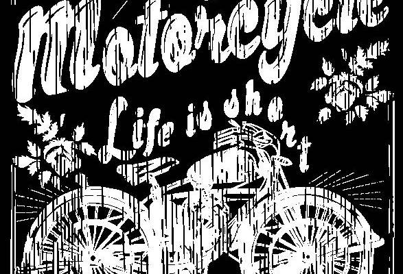 独特裁片印花服装：摩托车生活艺术风格