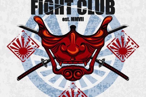 创意日本武士裁片印花服装 展现独特战斗俱乐部风格