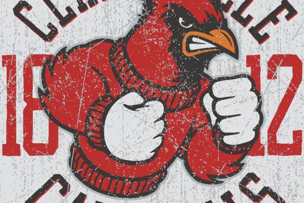 Clarksville Cardinals裁片印花服装，展现独特运动风格