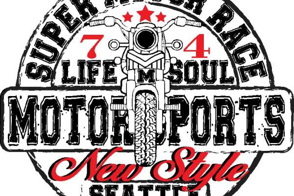 复古风格裁片印花服装:西雅图摩托车运动新风尚