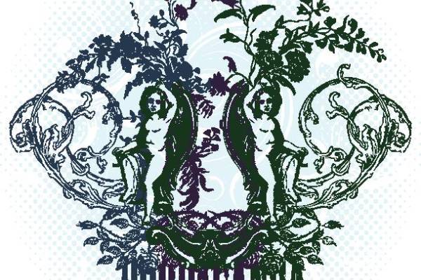 复古风格服装印花设计：经典裁片印花图案