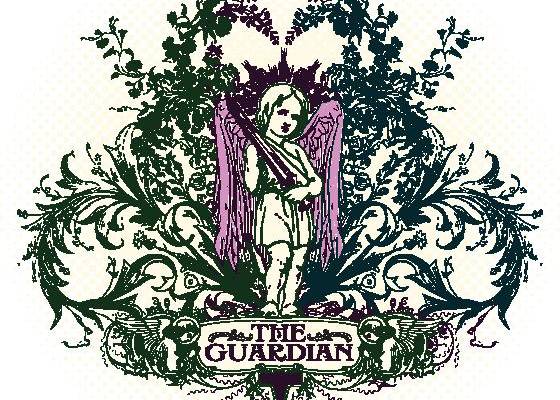 复古风格裁片印花服装:守护者图案设计