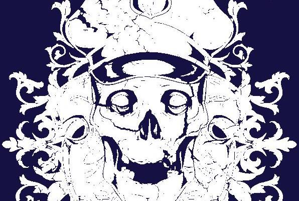 独特骷髅裁片印花服装,展现个性街头风格