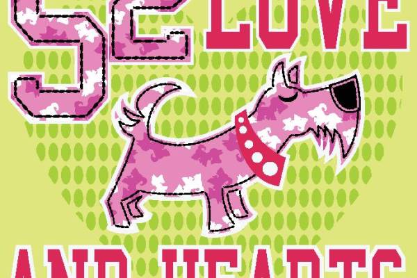 创意52 Love and Hearts裁片印花服装印花设计