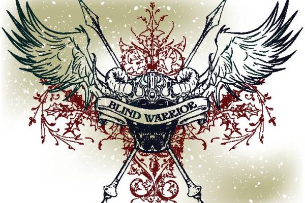 独特设计裁片印花服装：盲战士主题服装印花