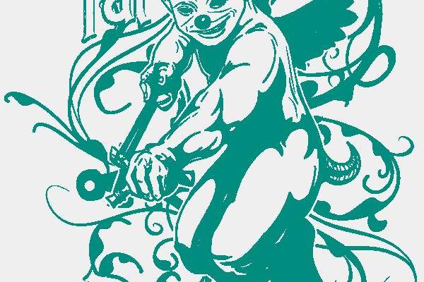 个性裁片印花服装:Fat Naked Dangerous街头风格设计