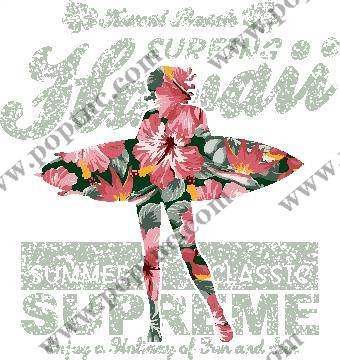 夏季经典夏威夷风格裁片印花服装,展现阳光沙滩魅力