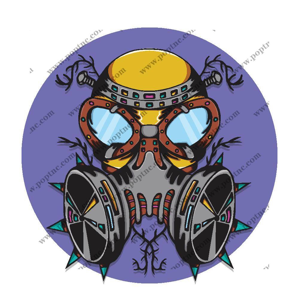 未来科技感裁片印花服装印花图案设计