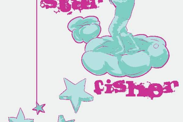 梦幻星钓者裁片印花服装 创意时尚服装印花设计