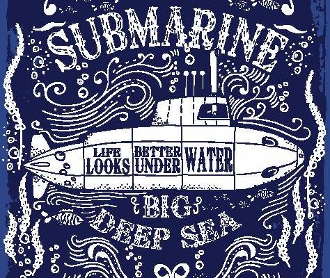 深海探险主题裁片印花服装，展示你的潜水梦想