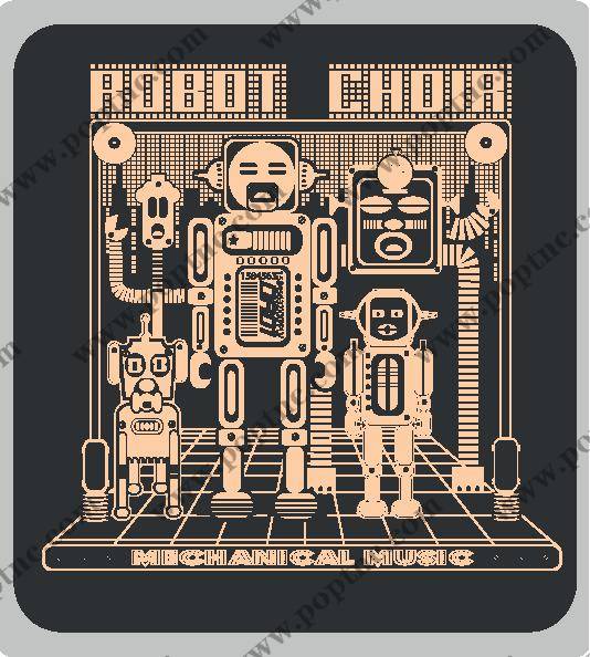未来科技风格裁片印花服装印花设计