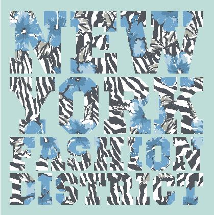 创意斑马纹裁片印花服装 打造时尚个性风格