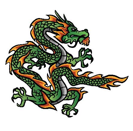 传统中国龙裁片印花服装，展现东方魅力的时尚选择