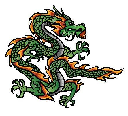 传统中国龙裁片印花服装，展现东方魅力的时尚选择