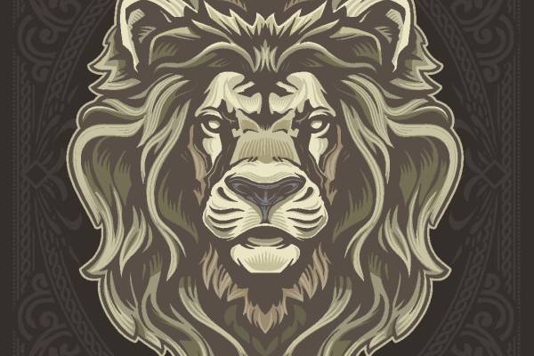 时尚霸气狮子头裁片印花服装，展现个性与力量