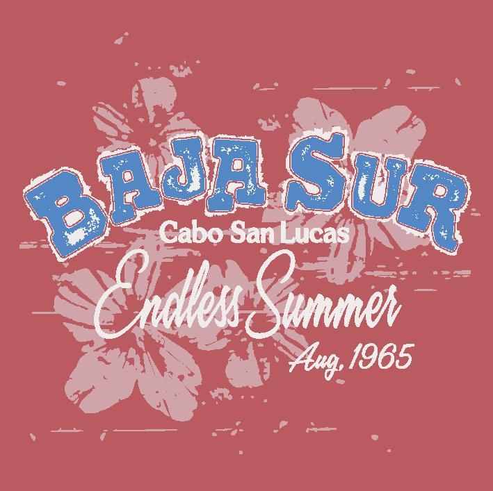 复古风格Baja Sur裁片印花服装 夏日度假必备