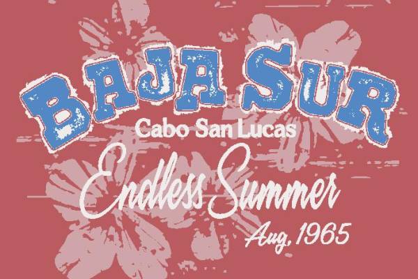 复古风格Baja Sur裁片印花服装 夏日度假必备