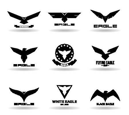 时尚潮流服装印花：独特鹰形裁片印花设计