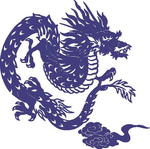 中国风龙形裁片印花服装，展现传统艺术魅力