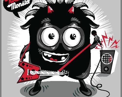 摇滚风格裁片印花服装印花设计，展现个性与活力