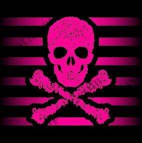 时尚骷髅头裁片印花服装印花设计