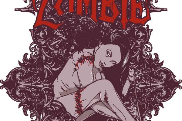 复古哥特风格裁片印花服装 鬼魅僵尸主题服装印花设计