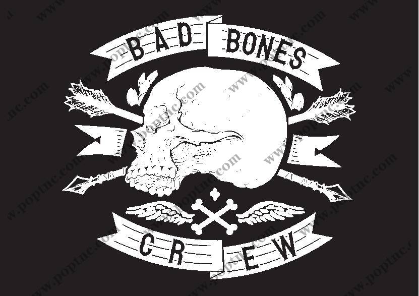 独特骷髅头裁片印花服装,展现个性与叛逆风格