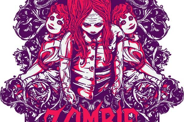 独特恐怖风格裁片印花服装,打造个性僵尸主题印花T恤