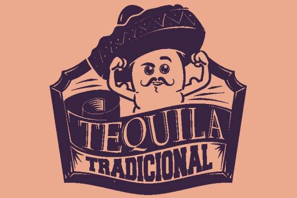 传统龙舌兰酒裁片印花服装图案设计