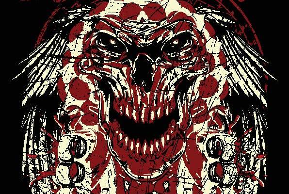 街头风格红色恶魔裁片印花服装印花设计