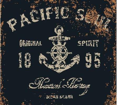 复古海洋风格裁片印花服装 展现1895年太平洋精神