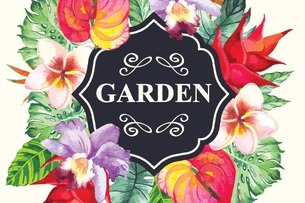 春日花园主题裁片印花服装印花设计