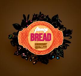 复古风格面包裁片印花服装印花设计