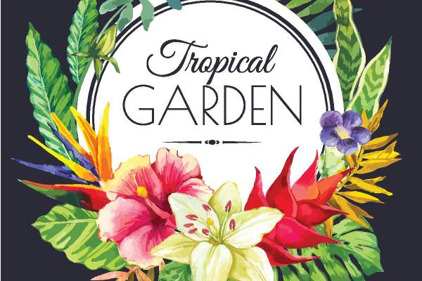 热带花园主题裁片印花服装,夏日必备时尚单品