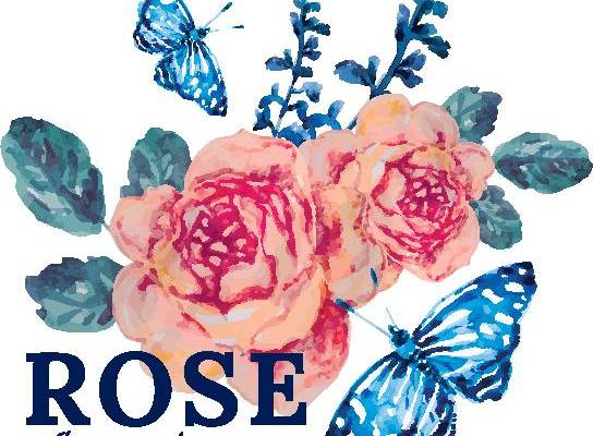 梦幻玫瑰与蝴蝶裁片印花服装，展现自然之美